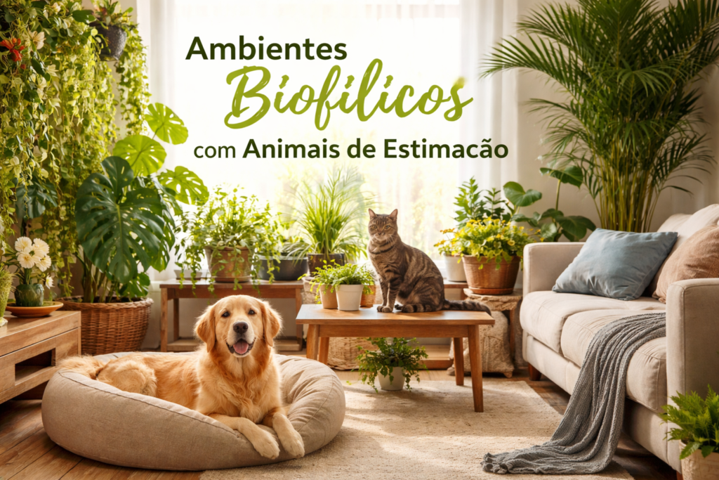 Ambientes Biofílicos com Animais de Estimação: Guia Completo para Casas Naturais e Pet-Friendly