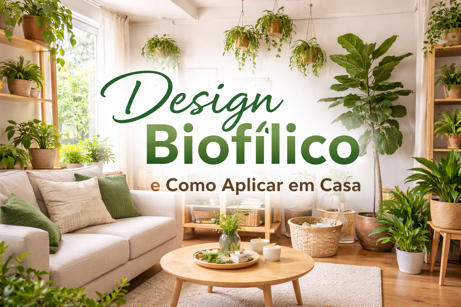 Design Biofílico e Como Aplicar em Casa