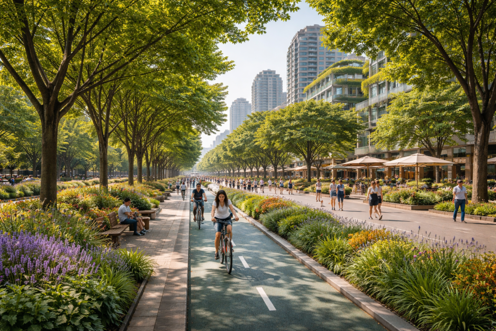 Uso estratégico da vegetação para transformar seu lar em um refúgio