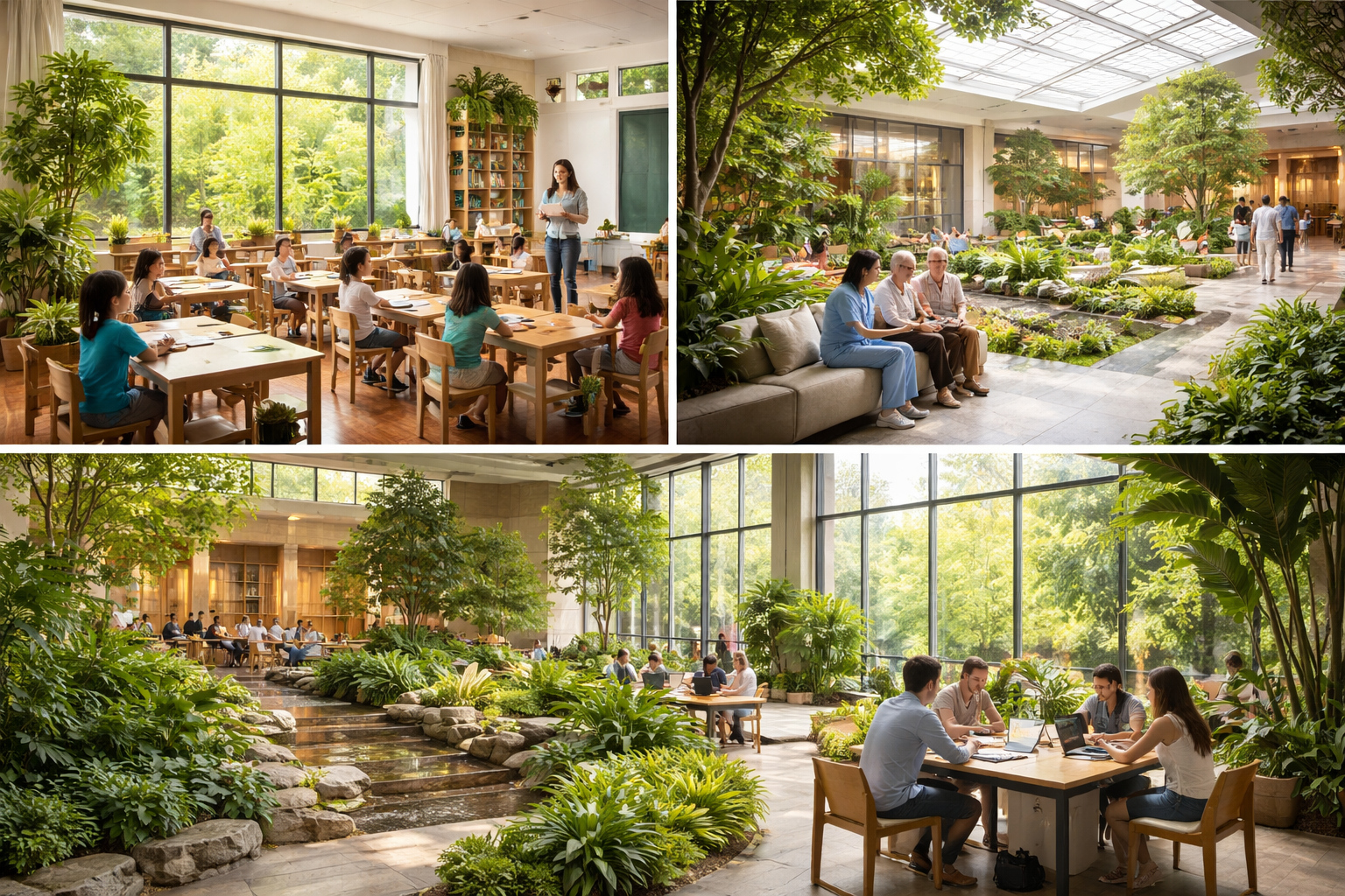 Biofilia na educação e saúde: benefícios para estudantes e pacientes