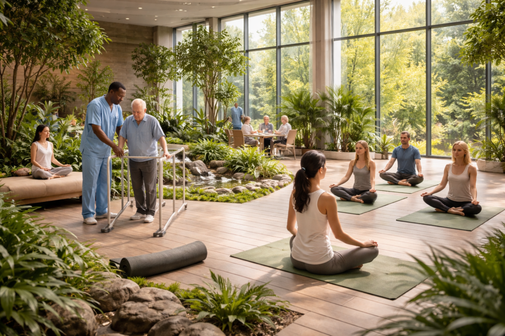 biofilia em hospitais