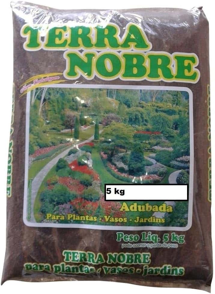 Saco de terra substrato 5kg para plantar vasinhos e decorar sala com plantas em casa de forma economica
